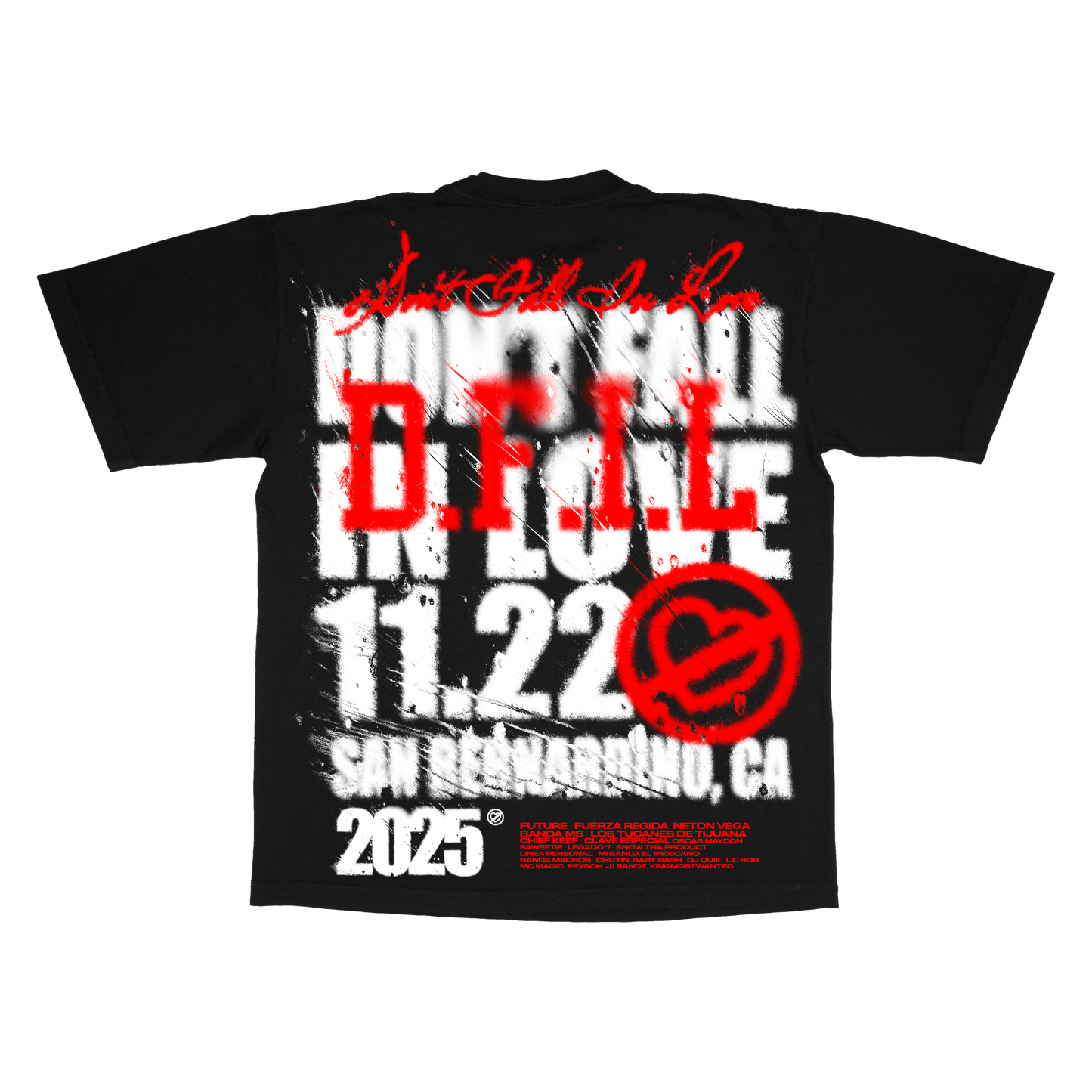 DFIL LINEUP -  BLACK S/S (FEST)