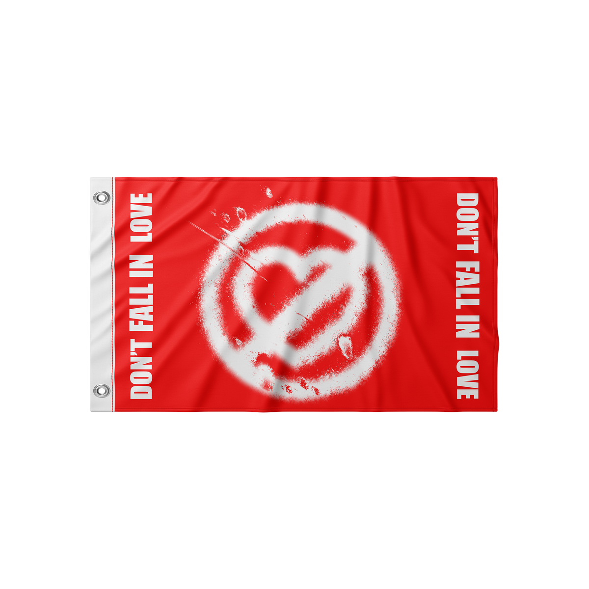 FEST HEART RED - FLAG – DON'T FALL IN LOVE FEST