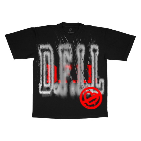 DFIL -  BLACK S/S TEE